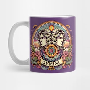 Gemini Mystique - Zodiac Elegance Tee Mug